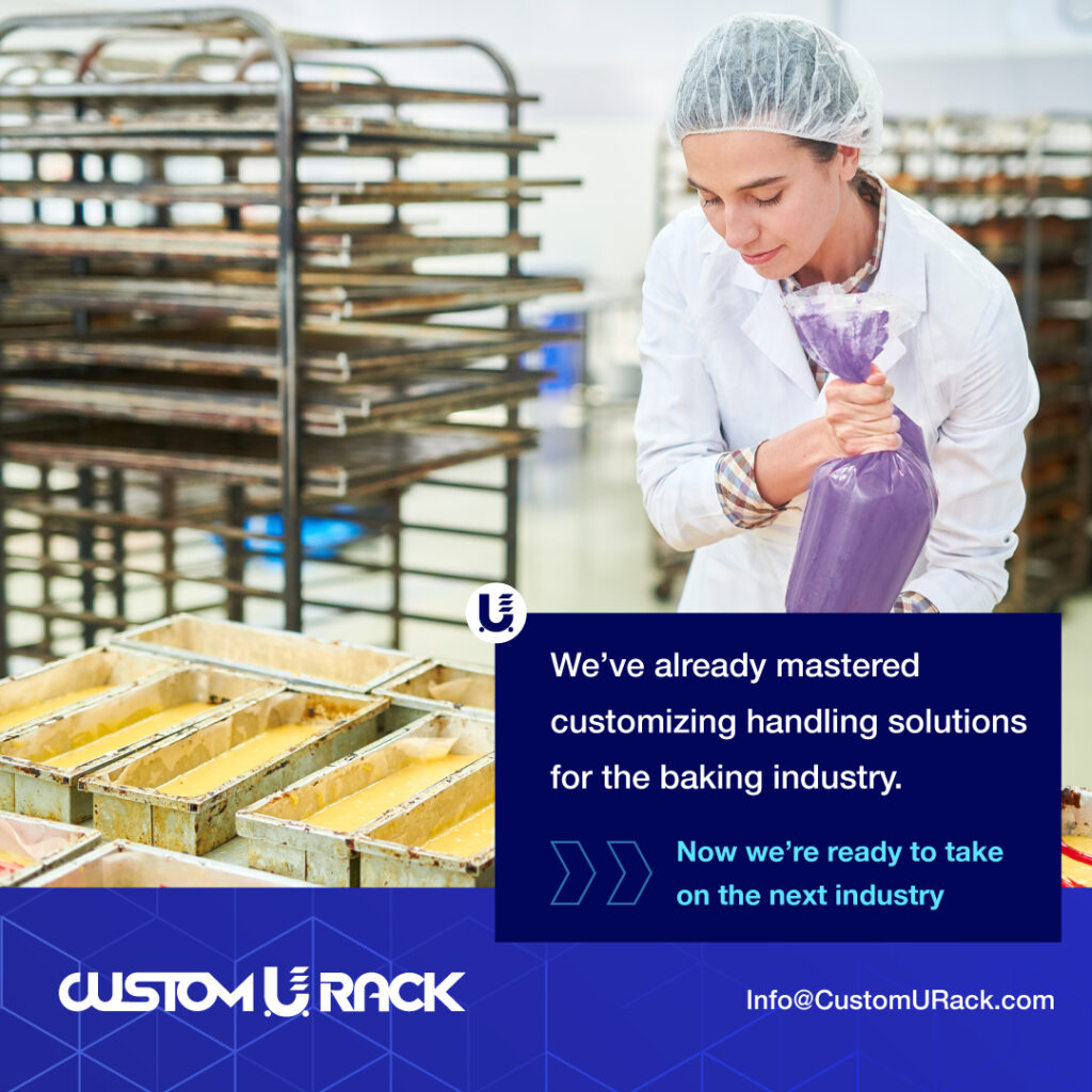 Custom U Rack for bakery Industry